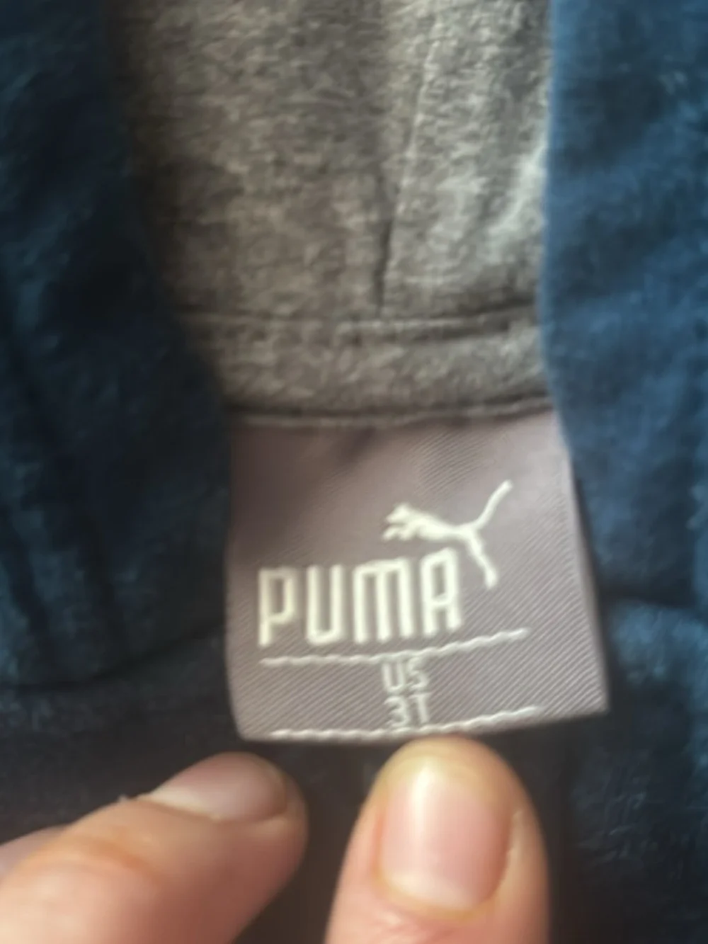 Puma Gray & Navy Boys' Hoodie and Jogger Set with Yellow Logo - Picture 2 of 2